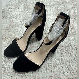 BAMBOO Black Women's Heels